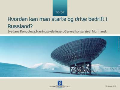 Hvordan kan man starte og drive bedrift i Murmansk oblast?