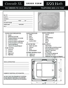 Cascade XL  ORDER FORM FAX ORDERS TO