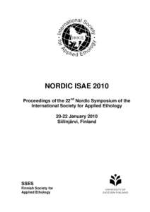 Microsoft Word - N-ISAE 2010 proceedings kansi.doc