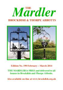 Thorpe Abbotts / South Norfolk / Harleston / Norfolk / Counties of England / Brockdish