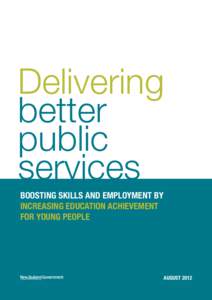 Better Public Services: Increasing education achievement for young people