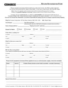 Return Authorization Form_2015