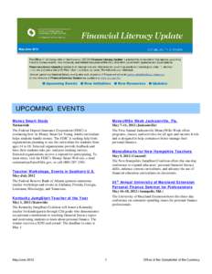 Education / Financial literacy / Organisation for Economic Co-operation and Development / Personal finance / Jump$tart Coalition for Personal Financial Literacy / Federal Reserve Bank of St. Louis / American Bankers Association / Office of the Comptroller of the Currency / Financial Literacy and Education Commission / Financial economics / Finance / Economics