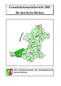 Grundstücksmarktbericht 2001 für den Kreis Borken Gronau Epe Nienborg