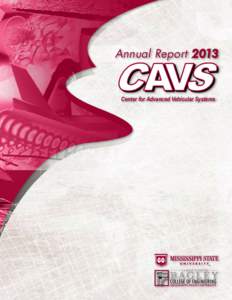 Annual Report[removed]Center for Advanced Vehicular Systems DIRECTOR’S