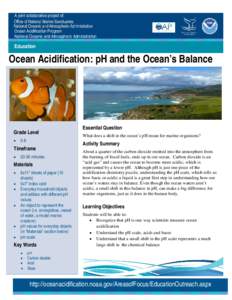 Chemistry / Chemical oceanography / Equilibrium chemistry / Aquatic ecology / Effects of global warming / Carbon / PH / Ocean acidification / Carbon dioxide / Acidosis / Acidbase homeostasis / Alkalinity