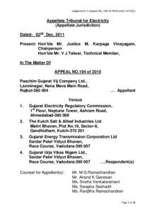 Appellate Tribunal for Electricity