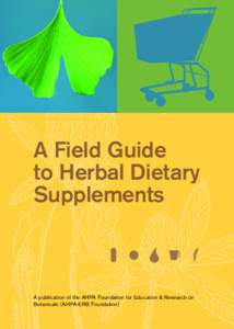 AHPA 01 Field Guide to Herbal Dietary Supplements c1