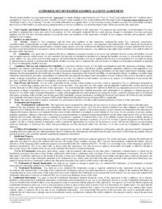 Microsoft Word - Developer Sandbox Account Agreement (OCT. 15, 2013).doc