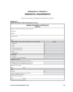 Color profile: Generic CMYK printer profile Composite Default screen APPENDICES E-1 THROUGH E-4  RESIDENTIAL REQUIREMENTS