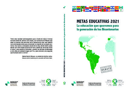 Gabriel García Márquez. La soledad de América Latina.  Discurso ante la Academia por la concesión del Premio Nobel. Conferencia Iberoamericana de Ministros de Educación