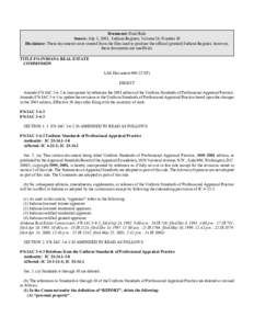 Document: Final Rule Source: July 1, 2001, Indiana Register, Volume 24, Number 10 Disclaimer: These documents were created from the files used to produce the official (printed) Indiana Register, however, these documents 