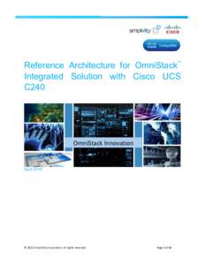    Reference Architecture for OmniStack Integrated Solution with Cisco UCS C240