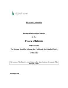 Private and Confidential  Review of Safeguarding Practice in the  Diocese of Kilmore