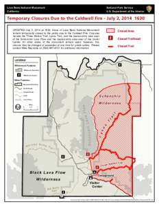 Lava Beds National Monument California National Park Service U.S. Department of the Interior