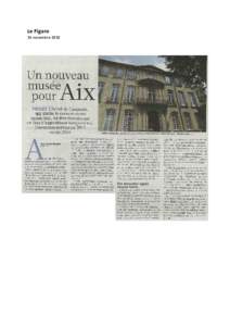 Le Figaro 16 novembre 2010