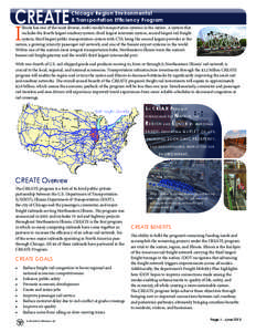 CREATE  I Chicago Region Environmental & Transportation Efficiency Program