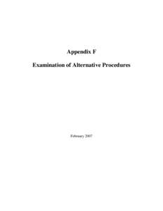 Appendix Appendix A F Statistical Approach Examination