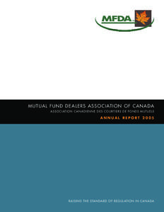 2005 Annual Report - Mutual Fund Dealers Association of Canada