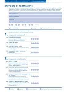 Rapporto di formazione formazione professionale di base WWW.FORMAZIONEPROF.CH  © 2012 CSFO, Berna www.formazioneprof.ch