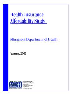 Microsoft Word - healthinsuranceaffordabilitystudy.doc