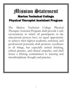 Therapy / Physical therapy / Occupational therapy / Allied health professions / Health care provider / Marion Technical College / Ohlone College / Bridge program / Medicine / Health / Rehabilitation medicine