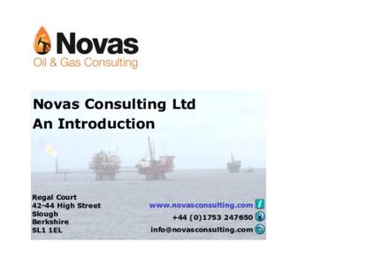 Novas Consulting Ltd An Introduction Regal CourtHigh Street Slough