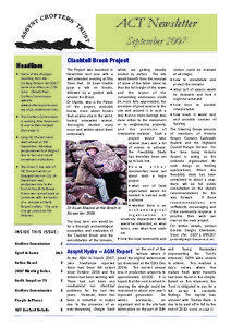 ACT Newsletter September 2007 Clachtoll Broch Project