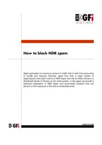 Microsoft Word - NDR spam paper.doc
