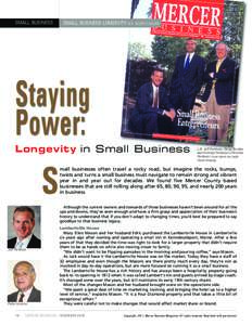 SMALL BUSINESS  SMALL BUSINESS LONGEVITY BY: SCOTT CULLEN