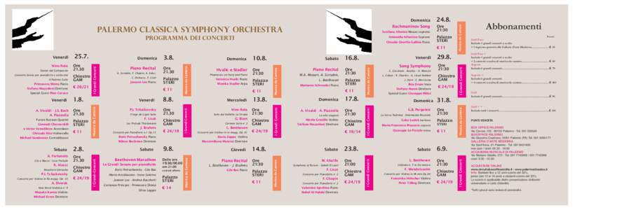 Svetlana Afonina Mezzo soprano  Programma dei concerti Gennadi Chasovskih