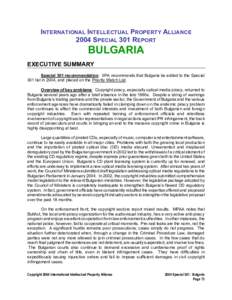 Microsoft Word - BULGARIA[removed]Sp 301 FINAL.doc