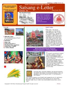 Religion in India / Muktanand Swami / Swaminarayan / Satsangi / Vachanamrut / Swami Ramanand / Nara-Narayana / Shri Swaminarayan Mandir /  Cardiff / Dev Mandir / Swaminarayan sect of Hinduism / Vaishnavism / Hinduism