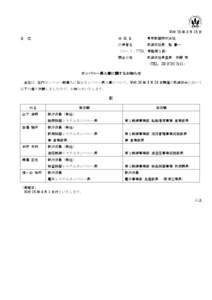 平成 25 年 3 月 25 日 各 位  会 社名