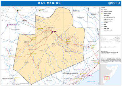 Jubba River / Bakool / Middle Juba / Bay /  Somalia / Bardera / Afgooye / Dolow / Luuq / Wajid /  Somalia / Gedo / Geography of Africa / Geography of Somalia
