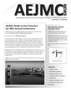 NEWS  AEJMC The Newsletter of the Association for Education in Journalism and Mass Communication