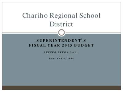 Chariho Regional School District / Richmond /  Rhode Island / Rhode Island