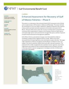 FLORIDA RECIPIENT Florida Fish and Wildlife Conservation Commission AWARD AMOUNT
