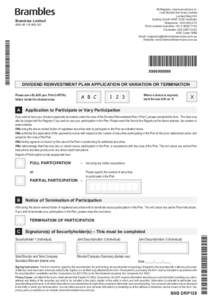 All Registry communications to: Link Market Services Limited Locked Bag A14 Sydney South NSW 1235 Australia Telephone: From outside Australia: +