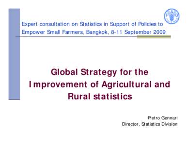 Food and Agriculture Organization / United Nations Development Group / Knowledge representation / Eurostat / United Nations Statistics Division / FAO Country Profiles / Coordinating Working Party on Fishery Statistics / United Nations / Agriculture / Land management