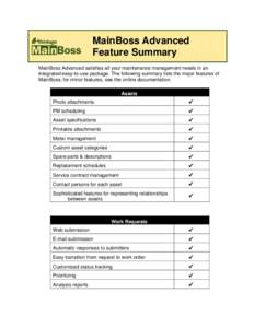 Manufacturing / Inventory / Marketing / Operations research / Tracking / Microsoft Dynamics GP / Computerized maintenance management system / Business / Technology / Supply chain management