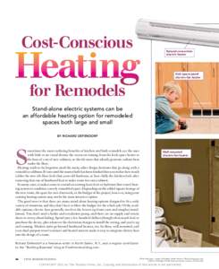 Cost-Conscious  Natural-convection electric heater  Kick-space-panel