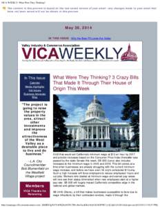 VICA WEEKLY: What Were They Thinking?