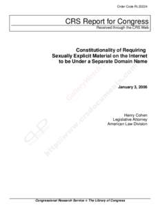 Sex and the law / .xxx / Reno v. American Civil Liberties Union / Free Speech Coalition / Ashcroft v. American Civil Liberties Union / Child Online Protection Act / Freedom of speech in the United States / First Amendment to the United States Constitution / Strict scrutiny / Pornography law / Law / Censorship