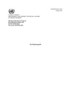 Medical classification / Medical informatics / Product classification / Central Product Classification / International Statistical Classification of Diseases and Related Health Problems / United Nations Statistics Division / United Nations Department of Economic and Social Affairs / Broad Economic Categories / International Standard Classification of Education / Statistics / Medicine / United Nations