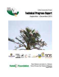 In-Situ Conservation Project  Technical Progress Report September - DecemberPeter Widmann and Indira D. L. Widmann