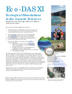 Eco-DAS XI Ecological Dissertations in the Aquatic Sciences East-West Center, University of Hawai’i at MānoaOctober 2014 Key elements of the Eco-DAS symposia include: