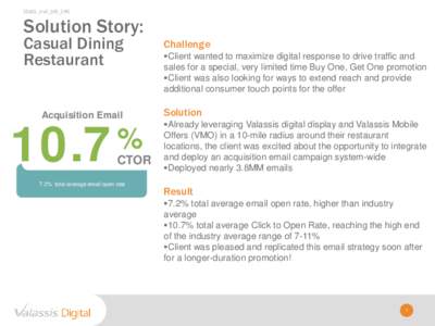 SS401_traf_DIG_CPG  Solution Story: Casual Dining Restaurant