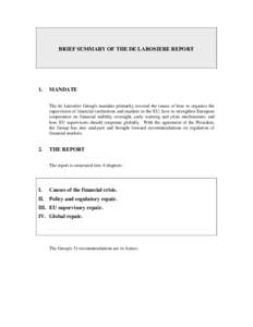 Systemic risk / Economy of the European Union / Central banks / International finance institutions / European Union / Financial regulation / Basel Committee on Banking Supervision / Basel II / European Insurance and Occupational Pensions Authority / Economics / Financial economics / Finance