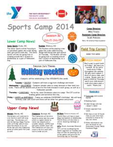 Sports Camp[removed]Camp Director: Mike Triano Assistant Camp Director: Scott Polizzio